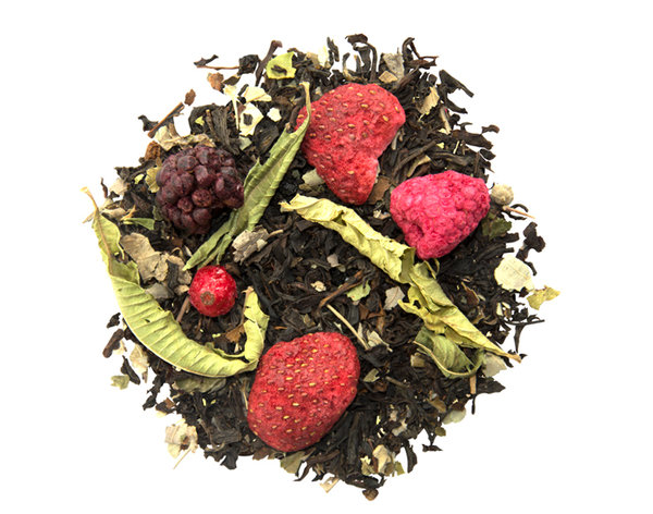Chá Preto com Frutos Vermelhos BIO - 50 gr