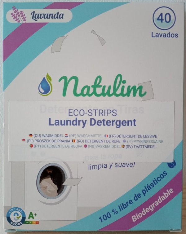 Detergente Roupa em folhas Lavanda - Natulim