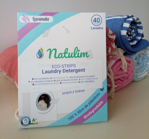 Detergente Roupa em folhas Lavanda - Natulim